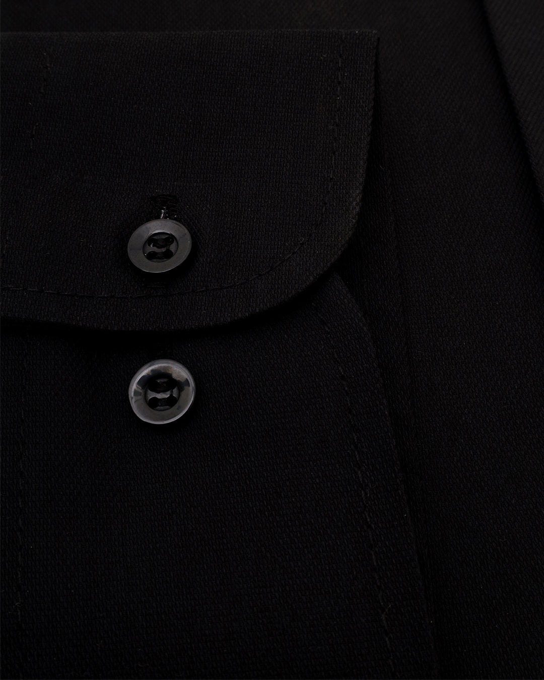 Black Textured Shirt