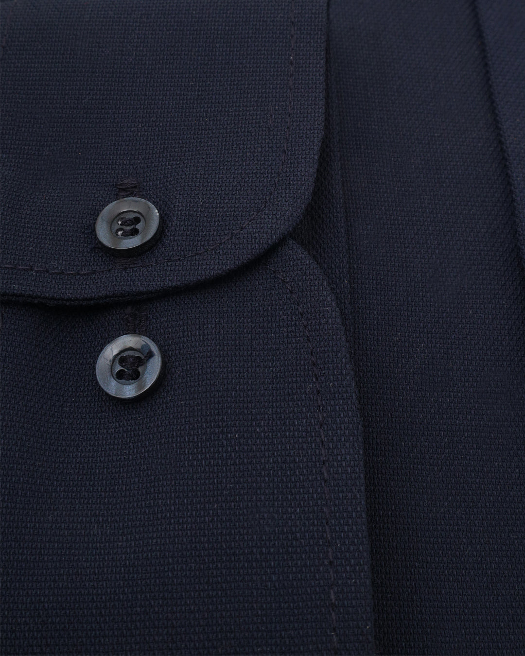 Navy Blue Textured Shirt