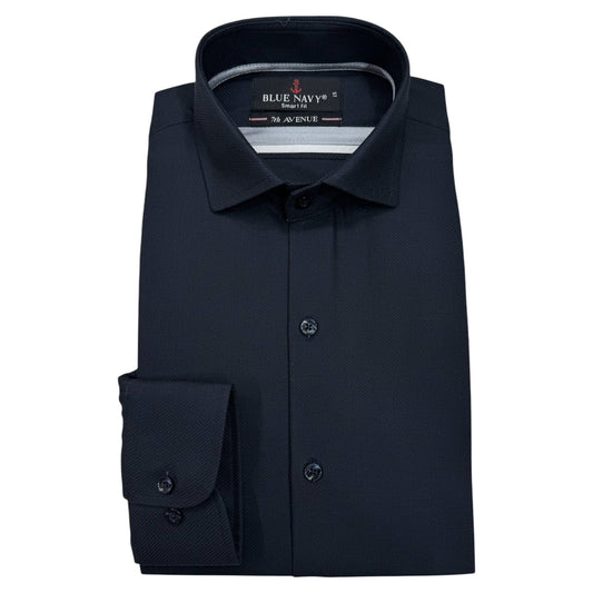 Black textured Shirt