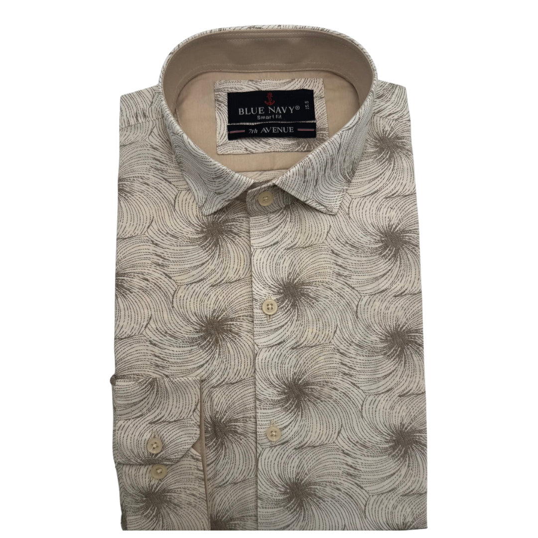 Sandstone Swirl Print Shirt