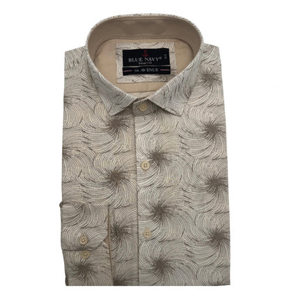 Sandstone Swirl Print Shirt