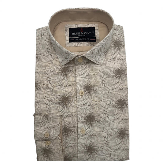 Sandstone Swirl Print Shirt