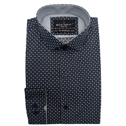 Midnight Diamond Print Shirt