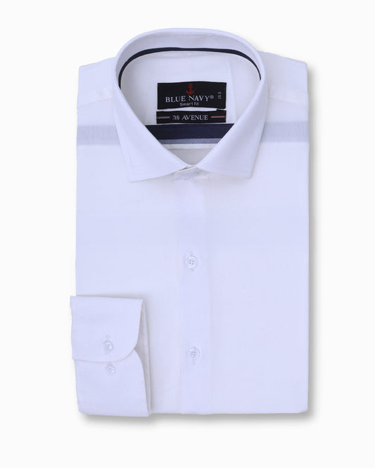 White Textured Shirt