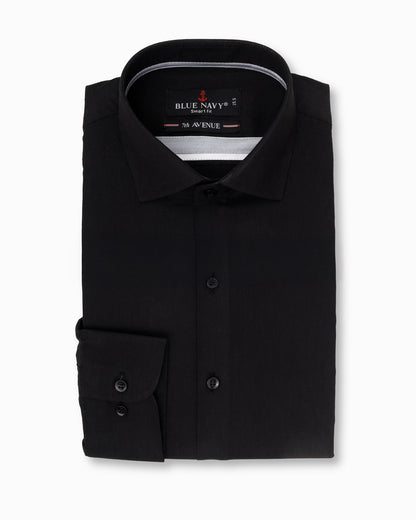 Black Textured Shirt