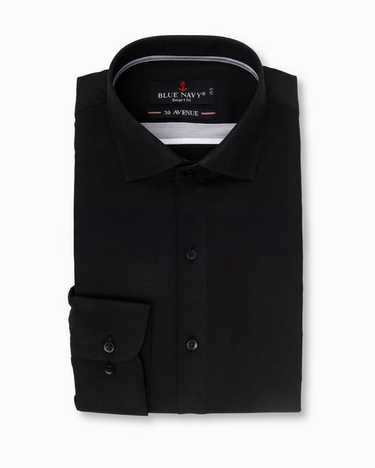 Black Textured Shirt