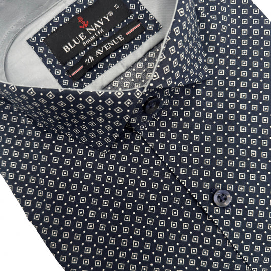 Midnight Diamond Print Shirt