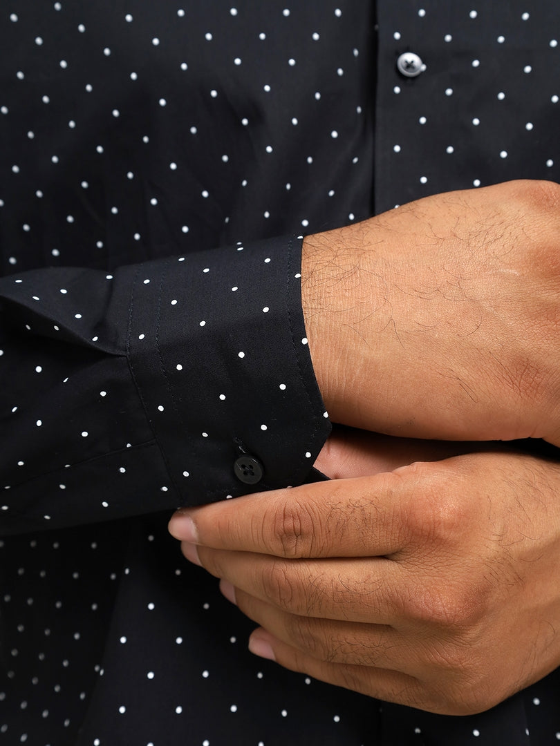 Black Polka Dot Shirt