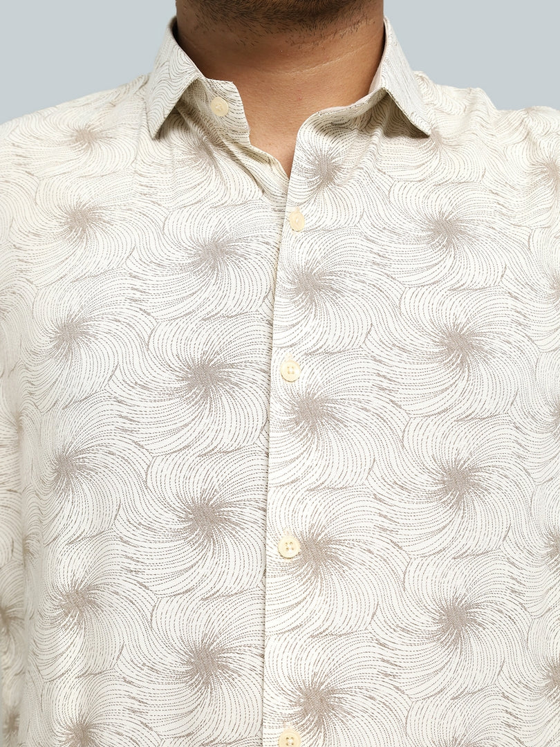 Sandstone Swirl Print Shirt