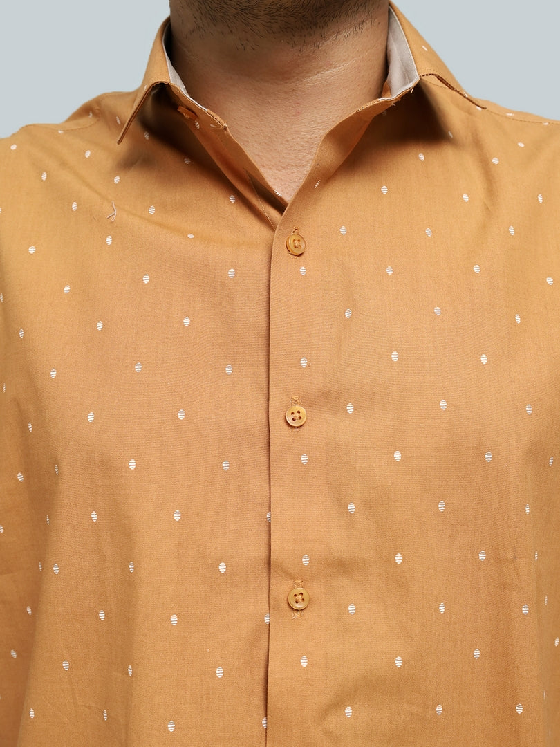 Mustard Speckle Shirt