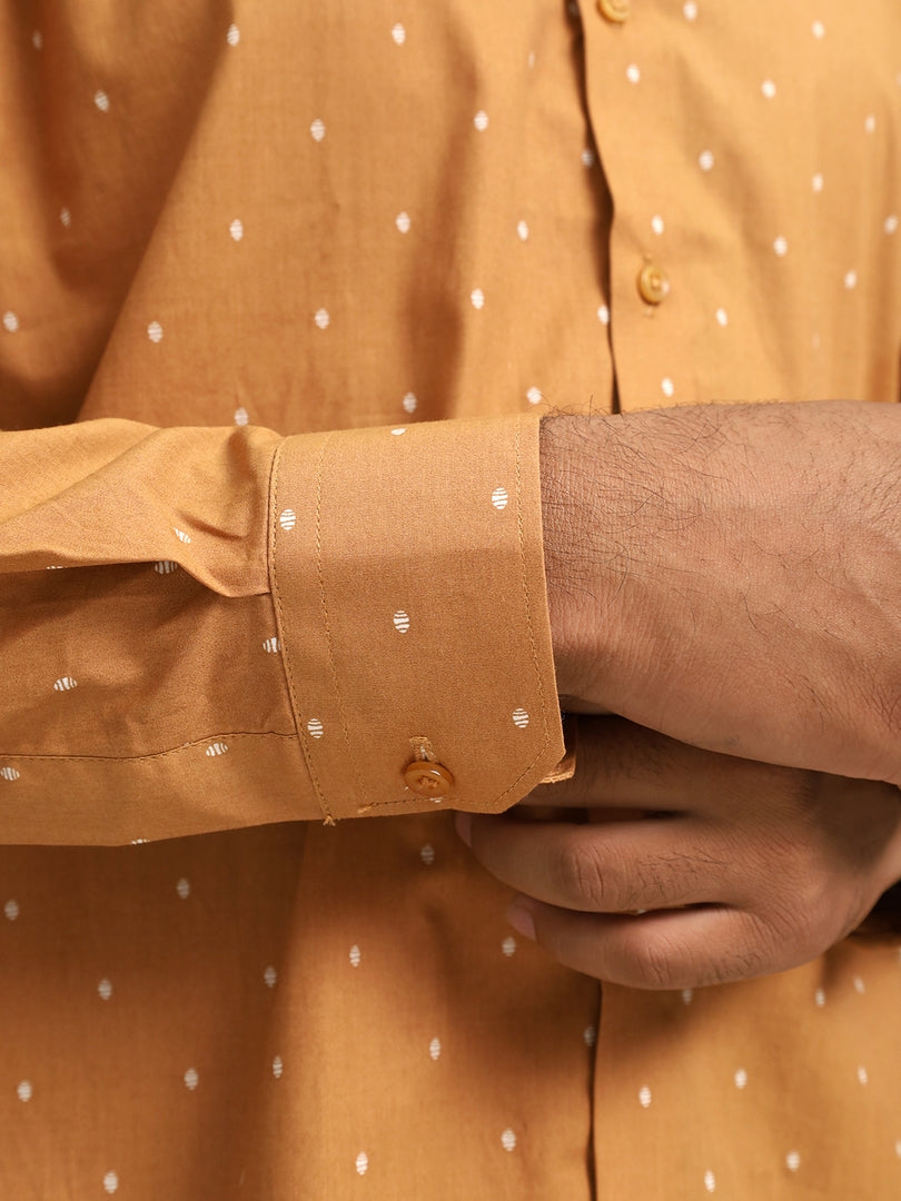 Mustard Speckle Shirt