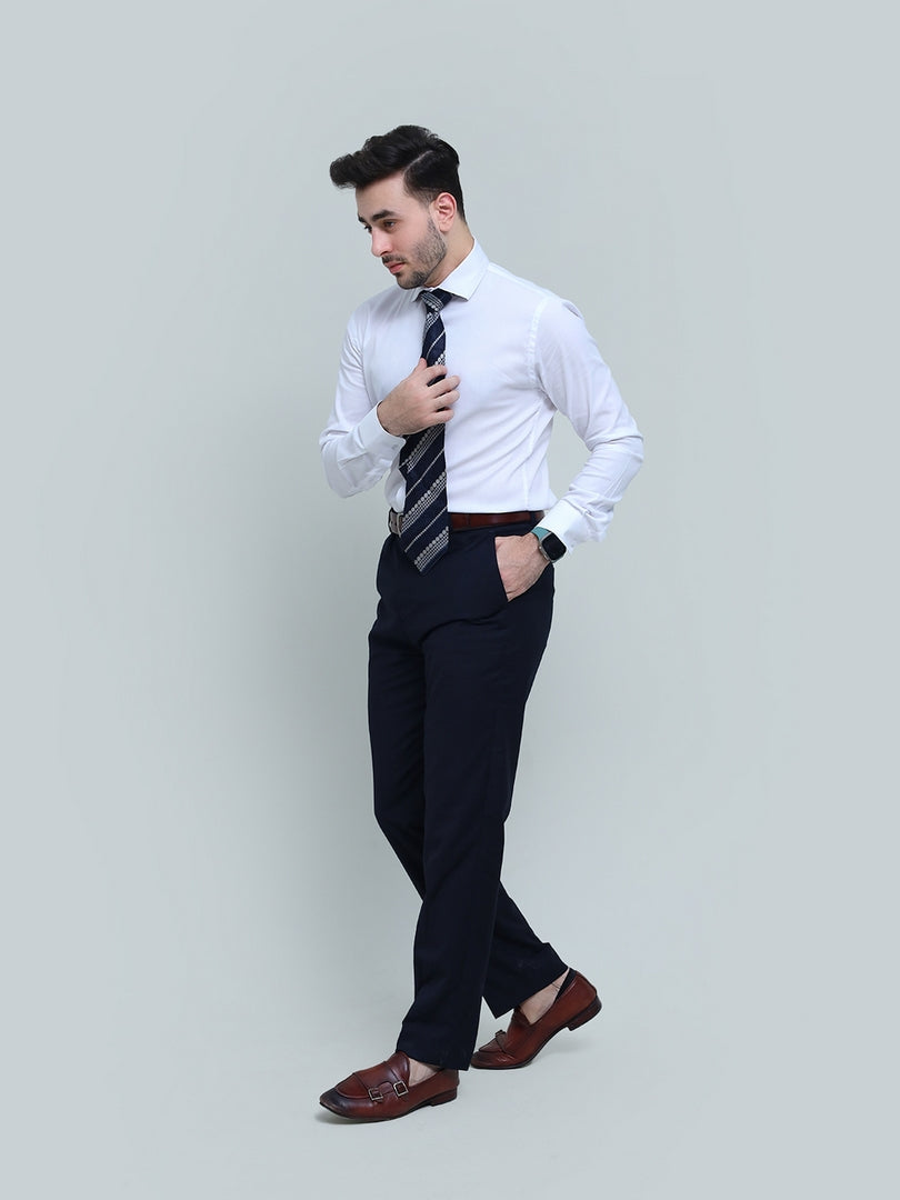 White Textured Shirt