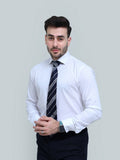 White Textured Shirt