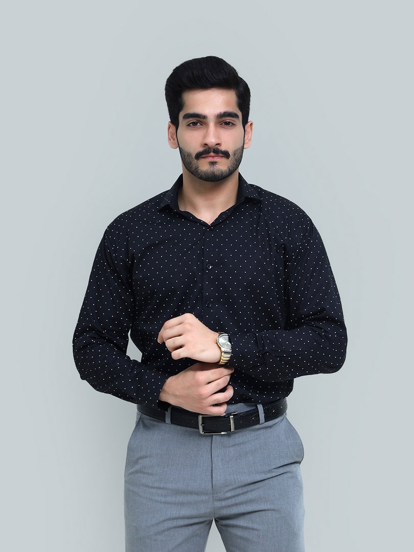 Black Polka Dot Shirt