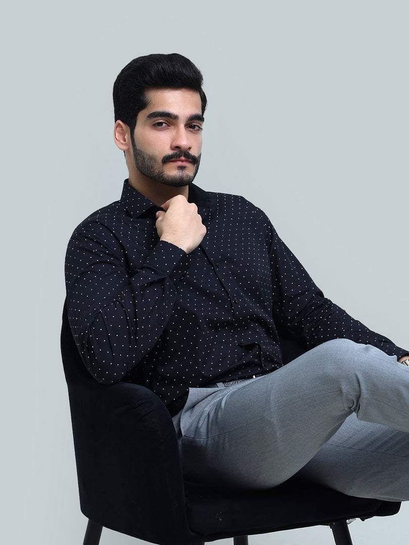 Black Polka Dot Shirt