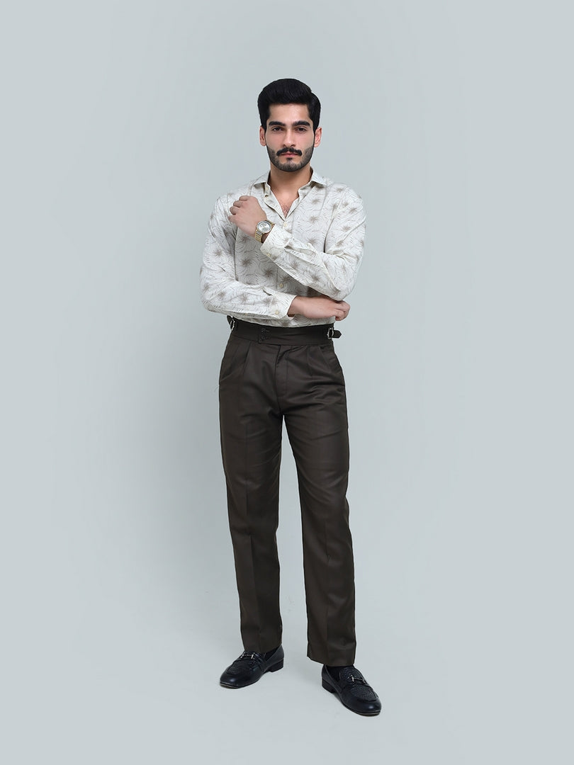 Sandstone Swirl Print Shirt