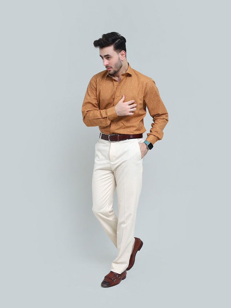 Mustard Speckle Shirt