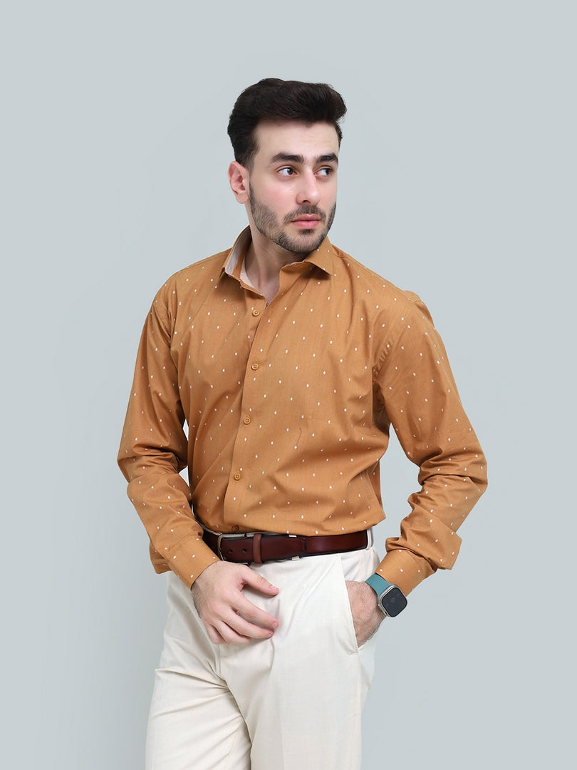 Mustard Speckle Shirt